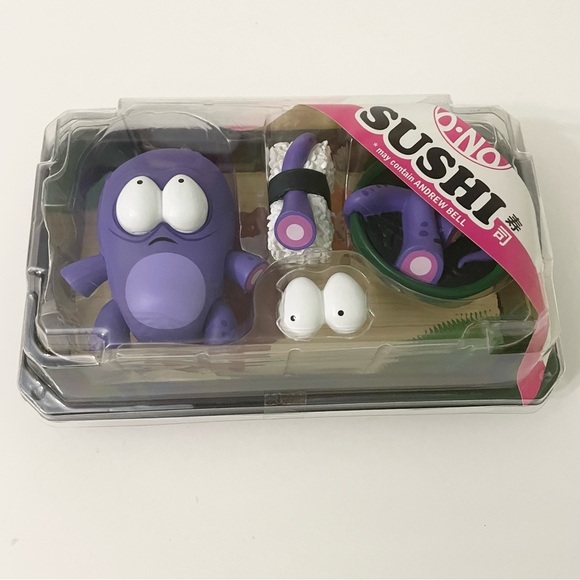 Dyzplastic Dead Zebra O-No Sushi PURPLE Vinyl Designer Toy Andrew Bell - Picture 12 of 14